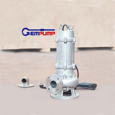 Non-Clog High Pressure Electric Stainless Steel Centrifugal Submersible Sewage Water Pump
