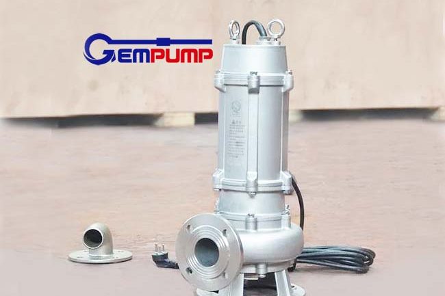 Non-Clog High Pressure Electric Stainless Steel Centrifugal Submersible Sewage Water Pump